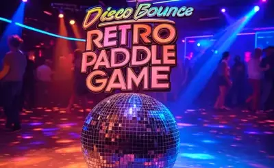 Disco Bounce Retro Paddle Game
