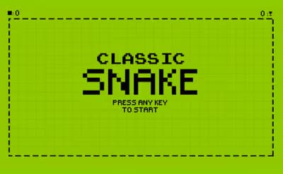 Classic Snake HTML5