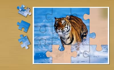 Animals Jigsaw Puzzle Tiger