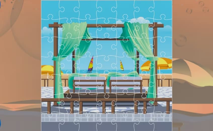 Cabana Beach Jigsaw