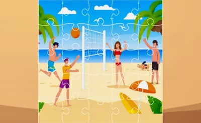 Beach Volley Ball Jigsaw