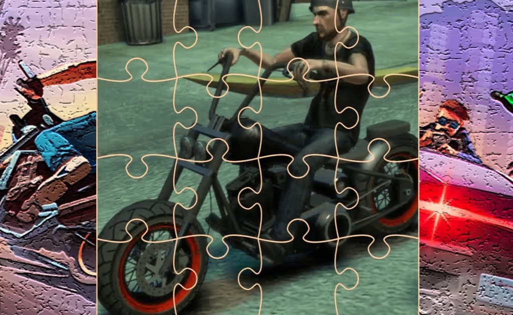GTA Motorbikes Jigsaw Puzzles