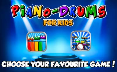 Piano and Drum for Kids
