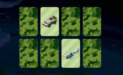 Army Vehicles And Aircraft Memory
