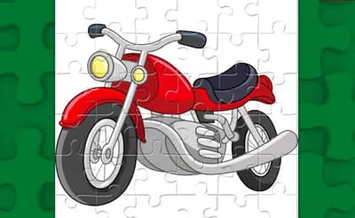 Cartoon Motorcycles Puzzle