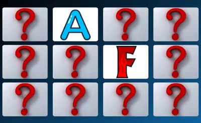 Letters Memory Challenge