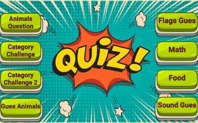 Quiz Trivia Guess The Animal Music Flags