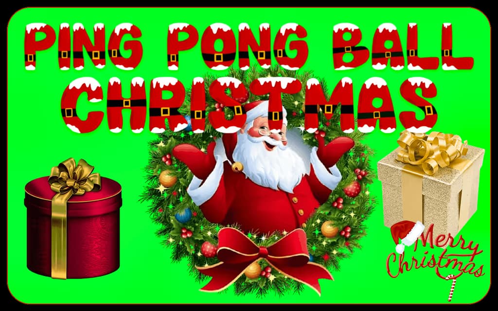 Ping Pong Ball Christmas