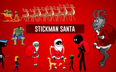 Stickman Santa
