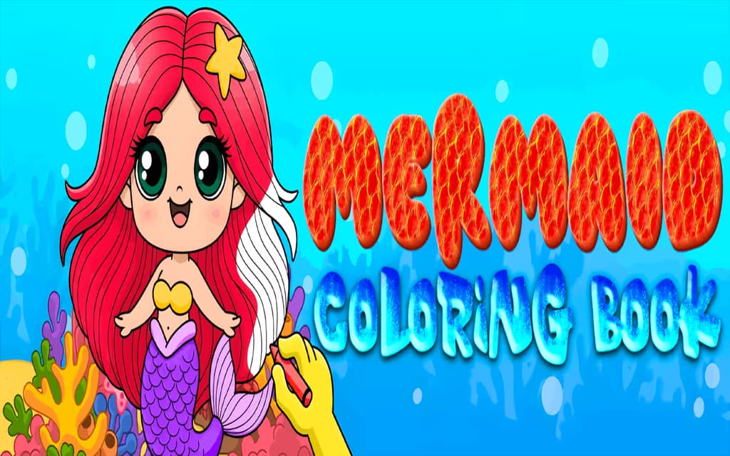 Mermaid Coloring Book