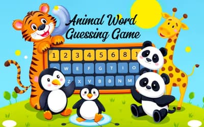 Animal Word Guessing Game