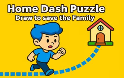 Home Dash Puzzle Draw to Save the Family