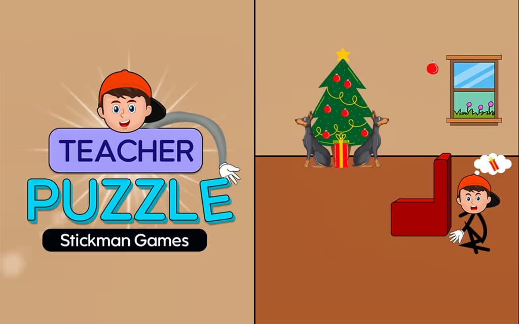 Teacher Puzzle Stickman Games