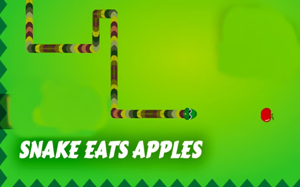 Snake Eats Apples