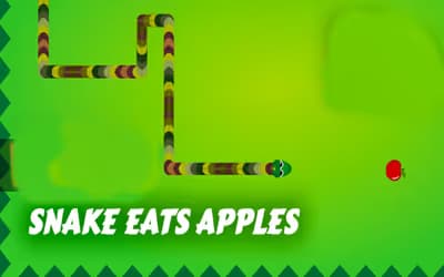 Snake Eats Apples