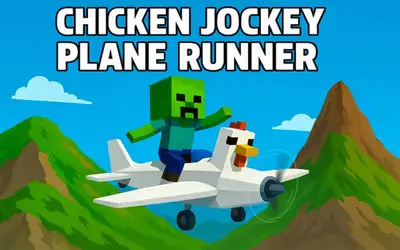 Chicken Jockey Plane Runner