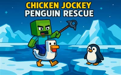 Chicken Jockey: Penguin Rescue